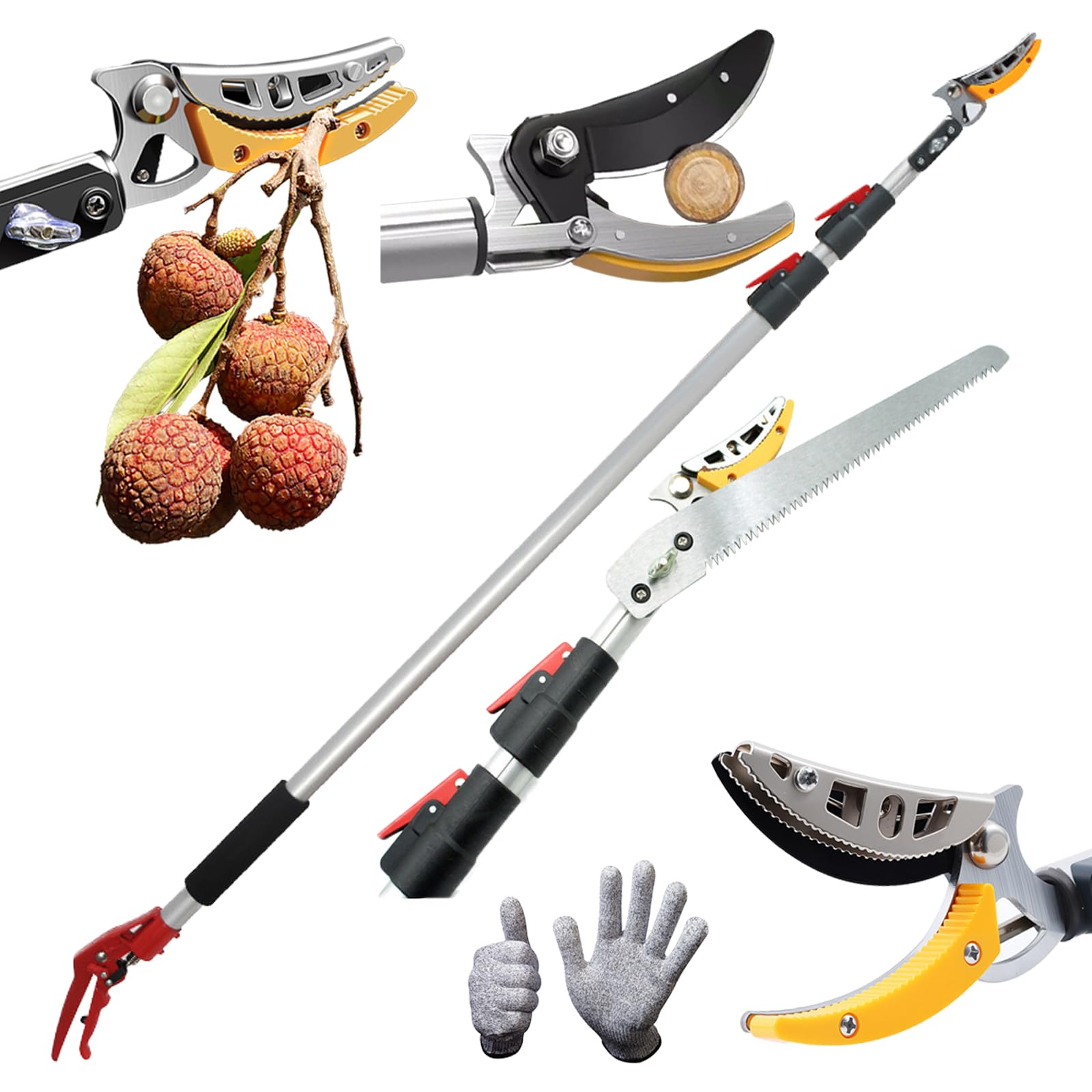 Amazon | xixi-home 高枝切りバサミ 伸縮式 【庭師推奨】 sk5高級合金